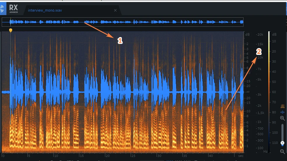 Izotope RX Audio Editing Workspace #!