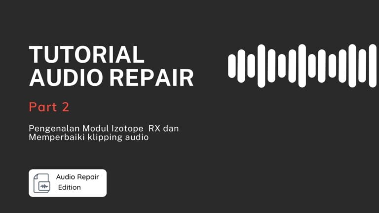 Fixing Audio Clip Noise Audio Repair Izotope