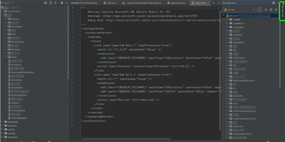 Jetbrains Remote Acccess Hosting Server using FTP FTPS FTP SSH.