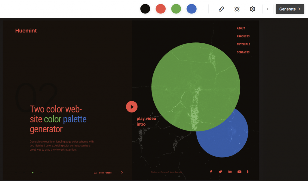 Web to generate Color Idea easily using AI (Artificial Inteligence) #FigmaTips #UITips