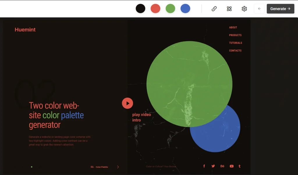 Web to generate Color Idea easily using AI (Artificial Inteligence) #FigmaTips #UITips