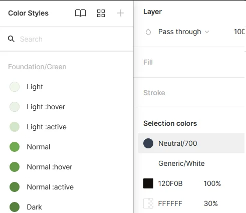 Figma cara membuat global color sistem, sistem warna untuk diakses di seluruh figma project