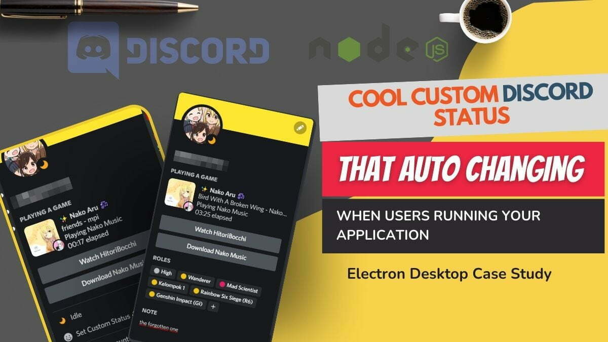 Discord Rich Presence dynamic auto changing for electron.js tutorial