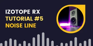 Fixing in line waveform noise line using dehum izotope rx