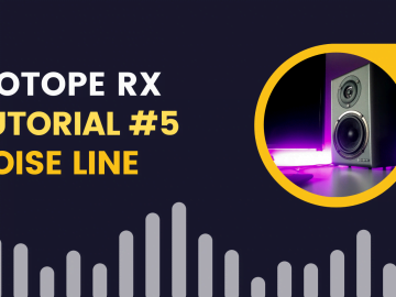Fixing in line waveform noise line using dehum izotope rx