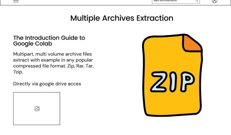 multipart archive file extraction tutorial