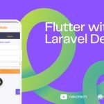 demo menghubungkan aplikasi flutter dan laravel backend. flutter restful api
