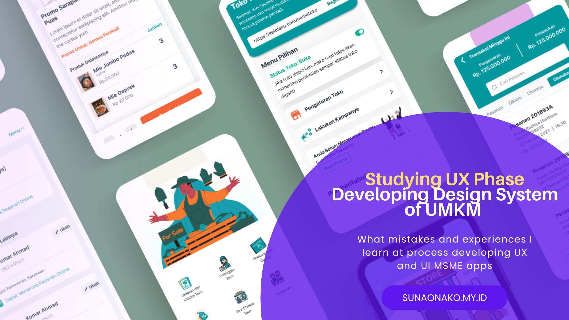 Belajar UX, simulasi dan case study UX dengan metode five plane